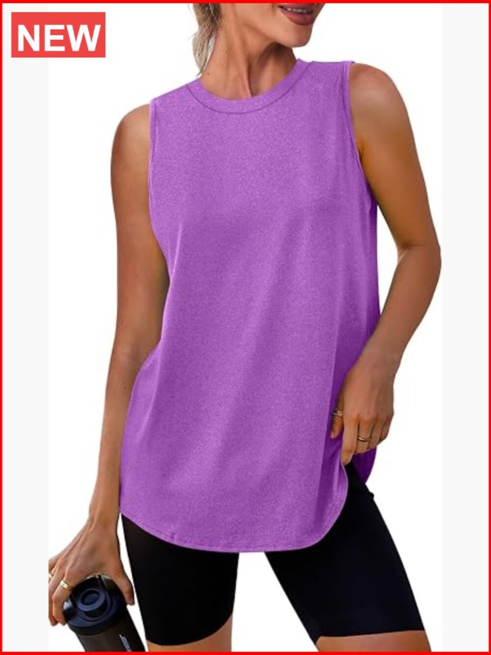 Lightweight Sleeveless Tank Top Athletic Workout Yoga Running Tee